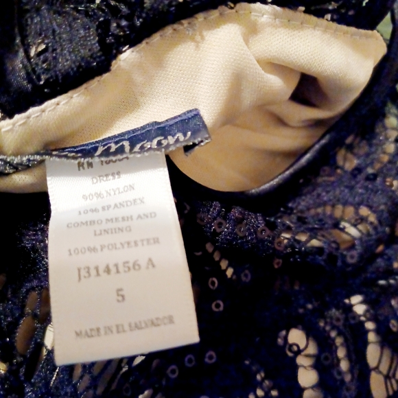 Dream ' Moon Halter Cutout Zip Back Lace Mini Dress - Picture 13 of 16